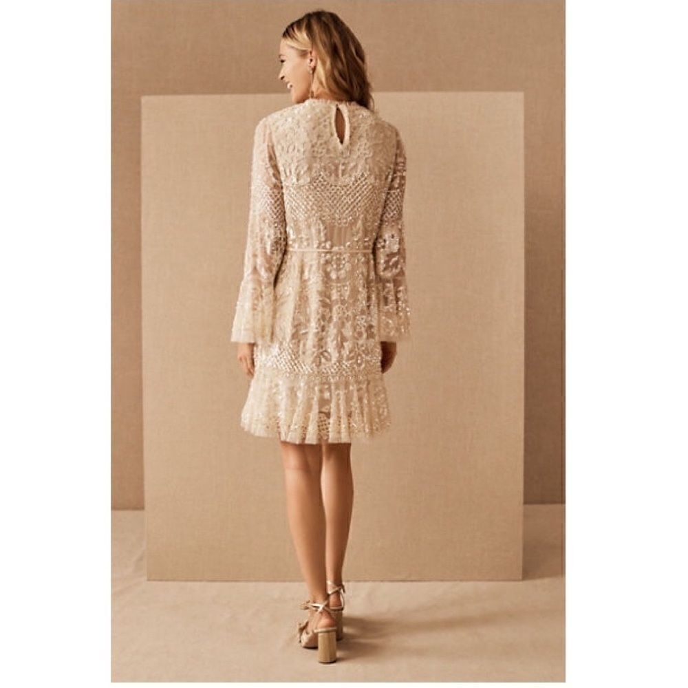 BHLDN Needle & Thread Snowdrop Mini Dress - Picture 4 of 13